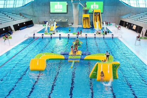 have you seen london s biggest indoor pool inflatables