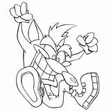 Crash Bandicoot Lanot Printable sketch template