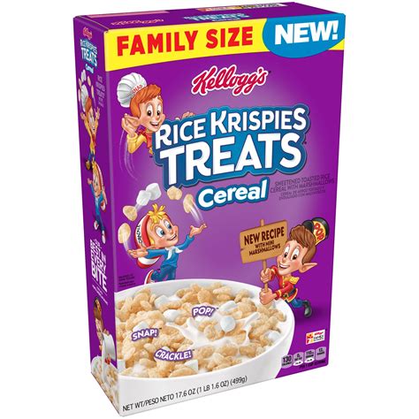 kelloggs rice krispies treats frosted breakfast cereal  oz