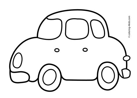 kindergarten coloring pages easy cars   kindergarten coloring pages easy cars