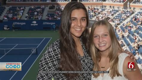year  metro christian tennis player wins scholarship trip   open
