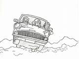 Car Flying Coloring Pages Return Deviantart Template Sketch Templates sketch template
