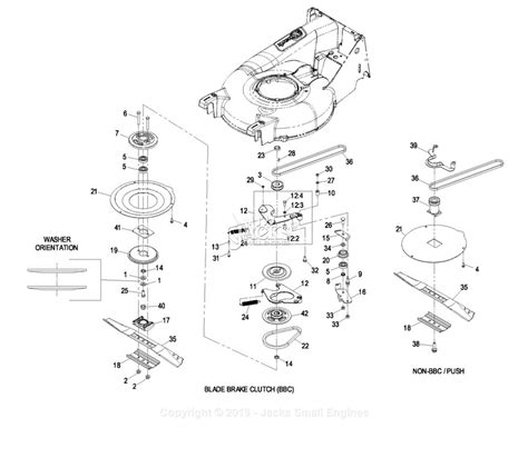 exmark eckabbcx sn   parts diagram  blade assembly
