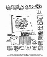 Nations United Un Coloring Pages Assembly Flags Sheets Activity General Print Organization Usa Building Peace Go Seal Buildings Next Honkingdonkey sketch template