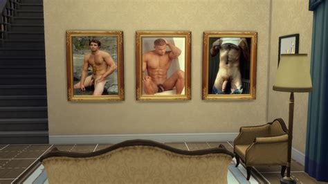 Solo Nude Male Framed Posters Downloads The Sims 4