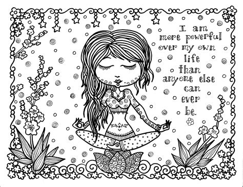 positive coloring pages  adults george mitchells coloring pages