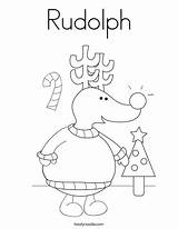 Coloring Rudolph Noodle Twisty Rudolf Pages Favorites Login Add Twistynoodle Comments sketch template