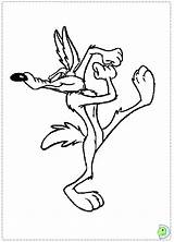 Coyote Coloring Looney Cartoon Pages Tunes Wile Runner Road Characters Cartoons Dinokids Drawing Colouring Baby Character Wylie Disney Clip Drawings sketch template