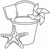 Drawing Bucket Sand Pail Beach Paintingvalley Freebie Friday Card Scribbles Designs Summery Hurry Quick Make sketch template
