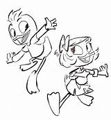 Ducktales Webby Ky Rocking Coming sketch template