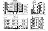 Autocad Sectional Hotel sketch template