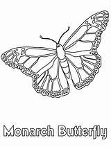 Butterfly Monarch Coloring Pages Color Butterflies Drawing Printable Line Template Kids Cycle Life Drawings Kidzone Save Them Do Mona Lisa sketch template