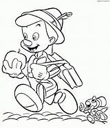 Pinocchio Pinocho Colorare Coloriage Pinokkio Walt Lecole Dirige Grillo Scuola Pintar Teatro Lucignolo Geppetto Trama Mento Cuento Cartoni Animati Sins sketch template