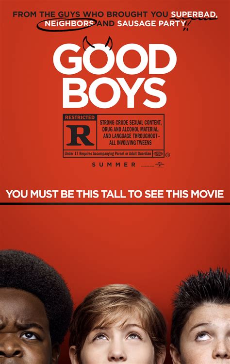 good boys  poster teaser trailer