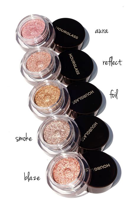 hourglass scattered light glitter eyeshadow review swatches  beauty  book