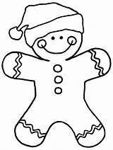 Gingerbread Man Christmas Coloring Template Men Pages Digital Stamp Drawing Clipart Printable Printables Crafts Cookies Sheets Templates Stamps Kids Worksheets sketch template