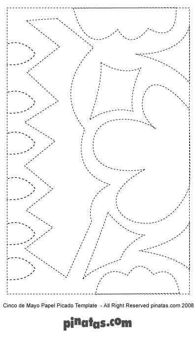 papel picado  printable papel picado patterns