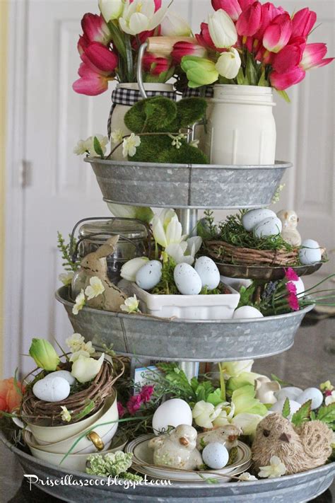 rustic easter decorations bringing  farmhouse appeal