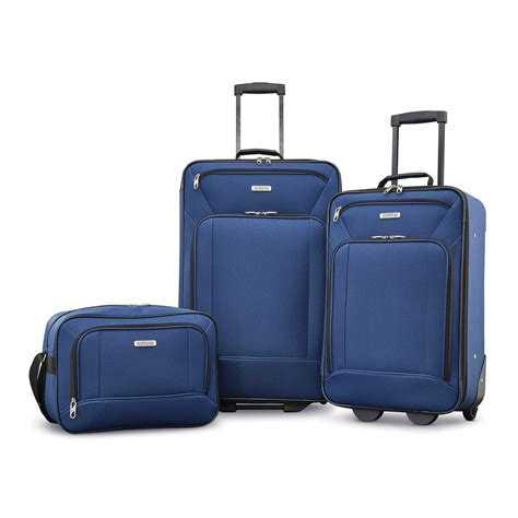 american tourister fieldbrook xlt  piece softside luggage set walmartcom