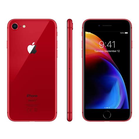 refurbished iphone  gb red  mobile  market