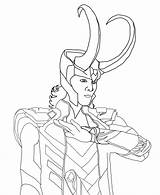 Loki Coloring Avengers Lineart Vingadores Thor Kleurplaat Emiliano Venom Malo Avenger Capitão öffnen Hiddleston Feito sketch template