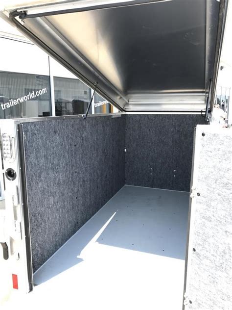 sundowner    mini  enclosed aluminum cargo trailer   trailer classifieds