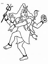 Shiv Clipart Shiva Outline God Dancing Line Cartoon Ganesh Cliparts Drawing Coloring Ji Easy Dance Pages Clip Shivaratri Maha Book sketch template