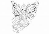 Winx Coloring Season Enchantix Club Pages Bloom Youloveit Stella Flora Transformation Their sketch template