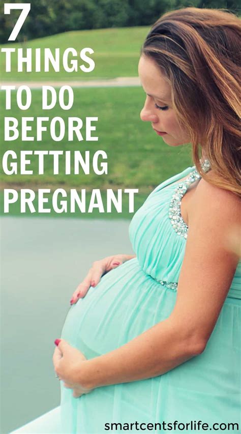 7 things you should do before getting pregnant getting