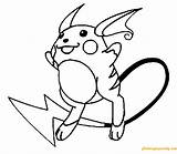 Pokemon Raichu Coloring Pages Kids Color Para Dugtrio Colorear Online Drawing Printable Ausmalbilder Colouring Print Sheets Malvorlagen Getcolorings Clipartmag Coloringpagesonly sketch template