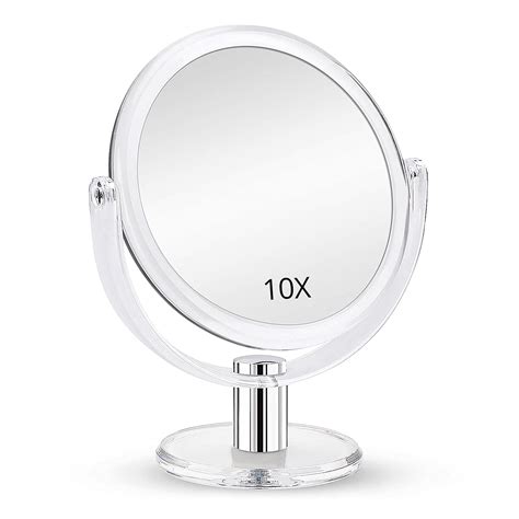 buy magnifying makeup mirror double sided   magnification mirror table top vanity mirror