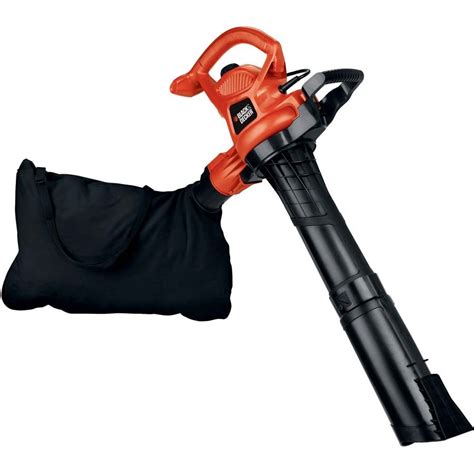 black decker  amp  cfm  mph medium duty corded electric leaf blower  vacuum kit