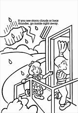 Coloring Tornado Pages Safety Weather Printable Books sketch template