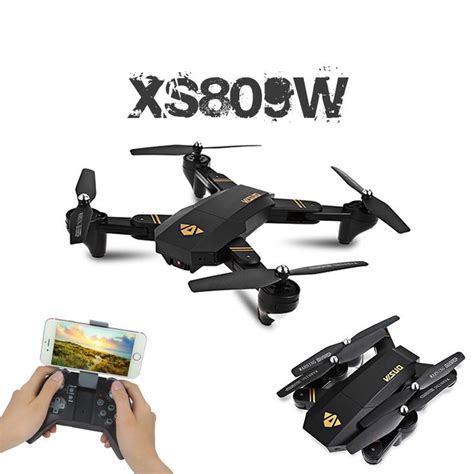 visuo xsw xshw quadcopter mini opvouwbare selfie drone met wifi fpv mp  mp camera