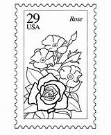 Stamp Coloring Pages Postage Nature Usps Post Sheets Office Printable Stamps Kids Template Books Activity Mail sketch template