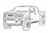 Gmc Sierra Truck Coloring Drawing Drawings Pencil Pages Car Sketch Easy Sketchite Visit Choose Board sketch template