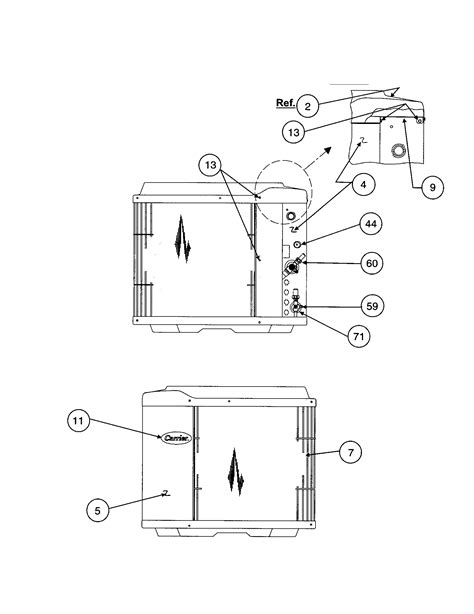 carrier heat pump compressorcondenser parts model yza series searspartsdirect