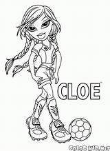 Coloring Bratz Football Pages Girl Girls Soccer Jade Playing Printable Colouring Colorkid Color Online Doll Sport Sheets Print Kids Sports sketch template