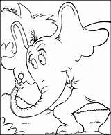 Horton Hears Seuss Getcolorings Starklx sketch template