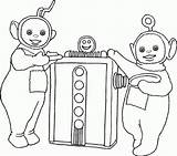 Teletubbies Coloring Pages Game Book Coloriage Uncategorized sketch template