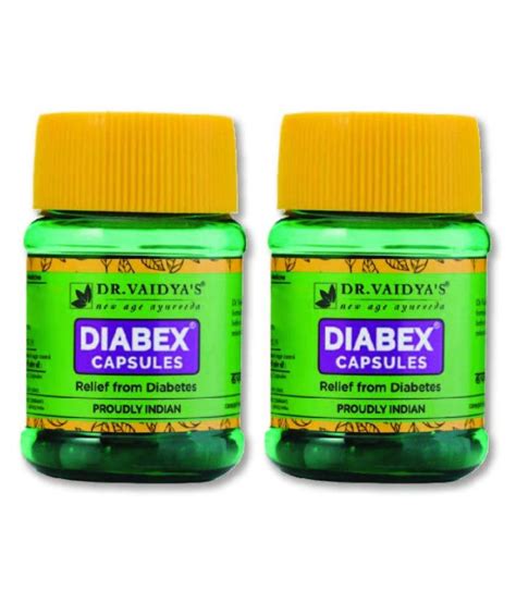 dr vaidya s diabex ayurvedic diabetes capsule 60 no s pack of 2 buy