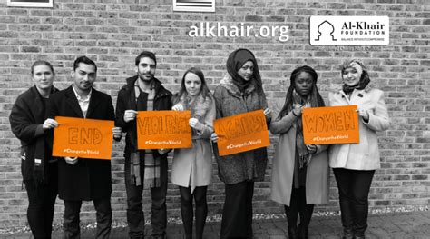 Orange The World End Violence Against Women Al Khair