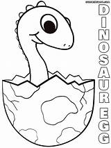 Dinosaur Coloring Pages Eggs Print sketch template