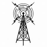 Radio Tower Ham Drawing Logo Towers Transmission Line Leprechaun Evil Radios Hams Paintingvalley Inspiration Drawings Sign Getdrawings sketch template