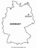 Alemania Germania Landkarte Ausmalen Deutschlandkarte Malvorlage Landkarten Cartina Geografie Colorea Tus Gratismalvorlagen Disegnidacoloraregratis sketch template