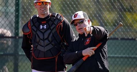 orioles catcher wieters hopes  ready  opening day