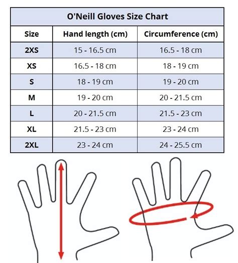 neill wetsuit gloves size chart images gloves  descriptions