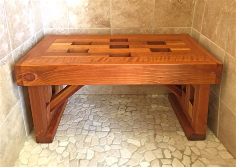 Lighthouse Shower Bench Outdoor Benches For Shower