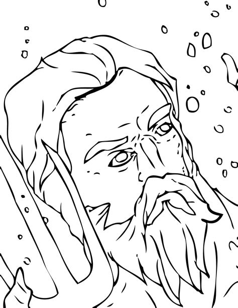 greek god  coloring pages