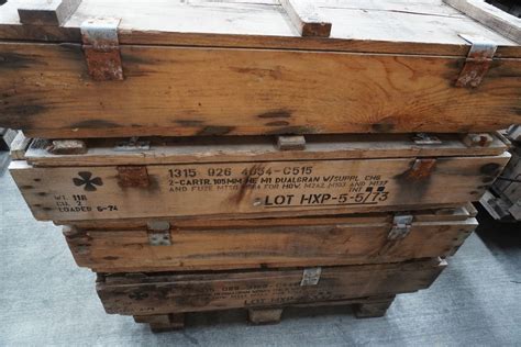 wooden ammunition boxes xcm kj auktion machine auctions